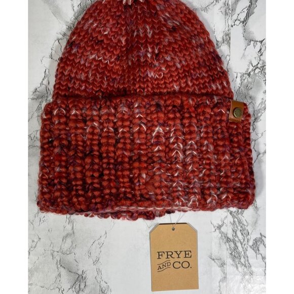 Frye & Co. Womens Chunky Knit  Bossa Nova Multi Marled Beanie With Cuff - Picture 2 of 6